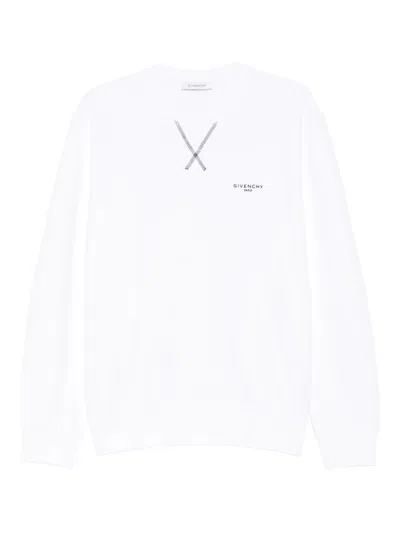 GIVENCHY `COUTURE` SEAM CREW-NECK SWEATSHIRT