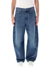 Givenchy Denim Trousers With Belt Loops And Contrast Stitching