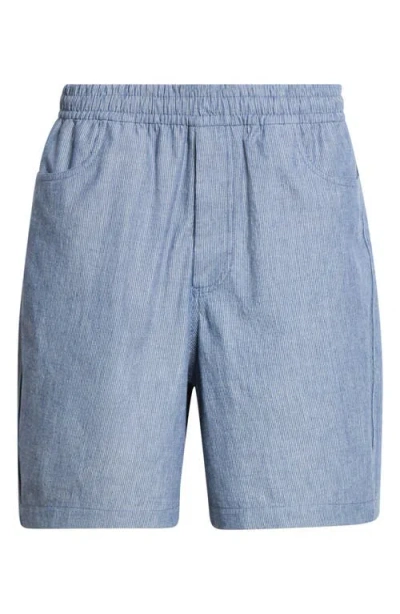 Givenchy Couture Seam Engineer Stripe Cotton Bermuda Shorts In Multi