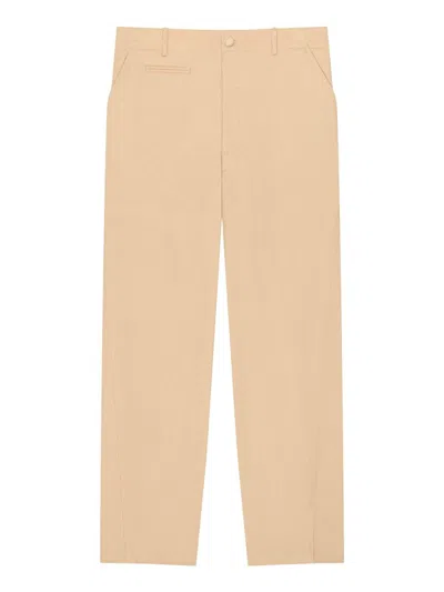 Givenchy Couture Seam Fitted Leg Trouser Clothing In Neutral