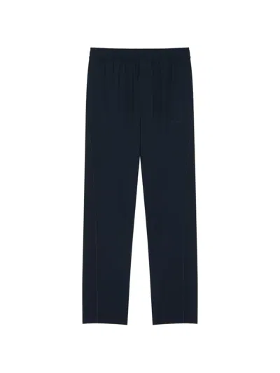 Givenchy Couture Seam Joggers With  Paris Embroidery In Blue