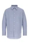 Givenchy Couture Seam Overshirt In Blue