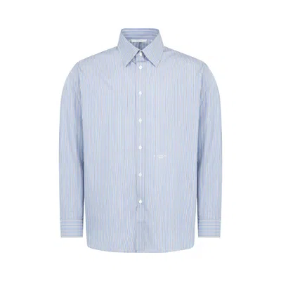Pre-owned Givenchy Couture Seam Overshirt 'white/navy' | Men's Size 39