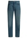 Givenchy Washed Straight-leg Jeans In Blue