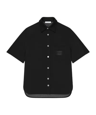 Givenchy Couture Seam Shirt In Scuba In Yellow