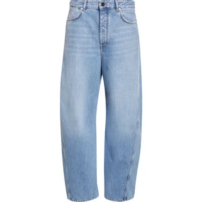 Givenchy Couture Seam Straight Leg Jeans In Blue