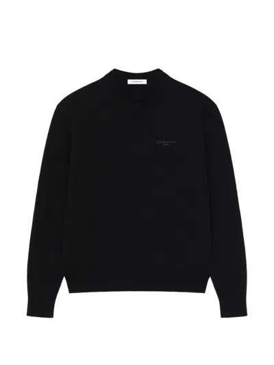 Givenchy Couture Seam Sweater In Wool And Cashmere In Black