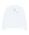 Givenchy Couture Seam Sweatshirt In Fleece With  Paris In White