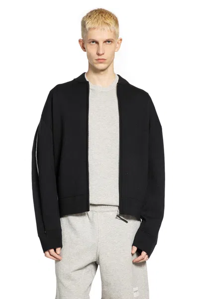 GIVENCHY COUTURE SEAM ZIPPED CARDIGAN