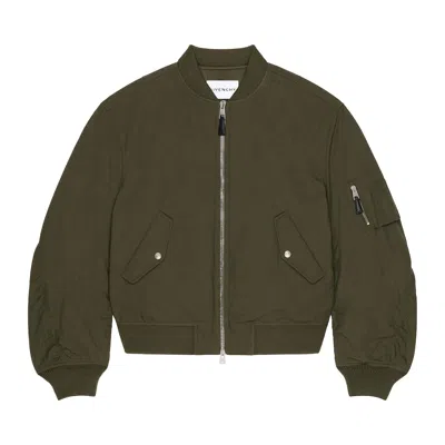 Pre-owned Givenchy Couture Sleeves Bomber 'khaki' | Brown | Men's Size 52