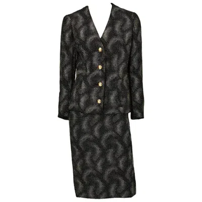 Pre-owned Givenchy Couture Velvet Dinner Suit In Black