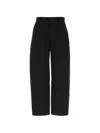 Givenchy Couture-seam Cotton Trousers In Black
