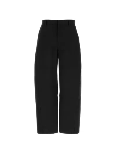 GIVENCHY COUTURE-SEAM COTTON TROUSERS
