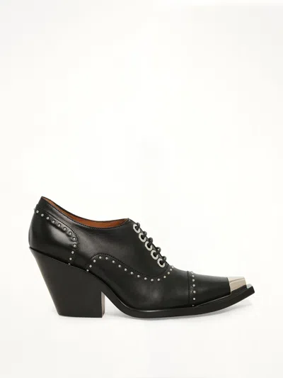 Givenchy Cowboy Derby Shoes In Black