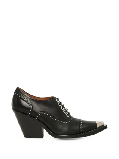 Givenchy Cowboy Derby Shoes In Black