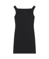 Givenchy Cutout Draped Mini Dress In Black