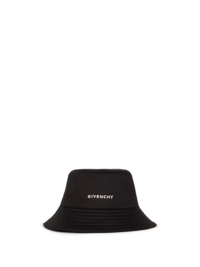 Givenchy Cozy Cotton Blend Hats In Black
