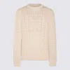 GIVENCHY CREAM COTTON BLEND JUMPER