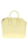 Givenchy Cream Leather Mini Antigona Handbag In Yellow