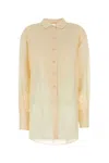 Givenchy Cream Silk Blend Oversize Shirt In Ivory