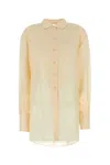 Givenchy Cream Silk Blend Oversize Shirt In Natural