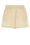 Givenchy Cream Silk Blend Shorts In Beige