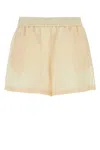 Givenchy Cream Silk Blend Shorts In Ivory