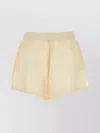 Givenchy Cream Silk Blend Shorts In Neutrals