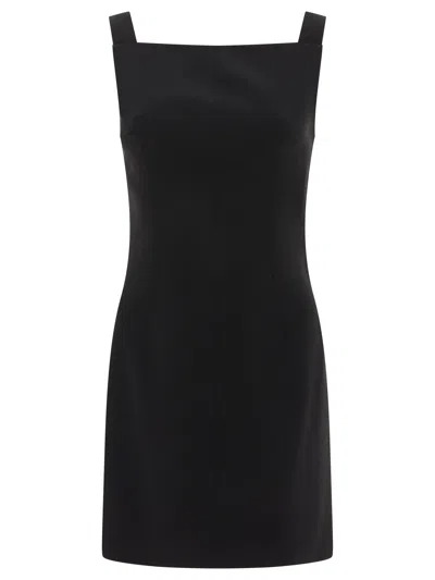 Givenchy Crêpe And Satin Dress Dresses Black