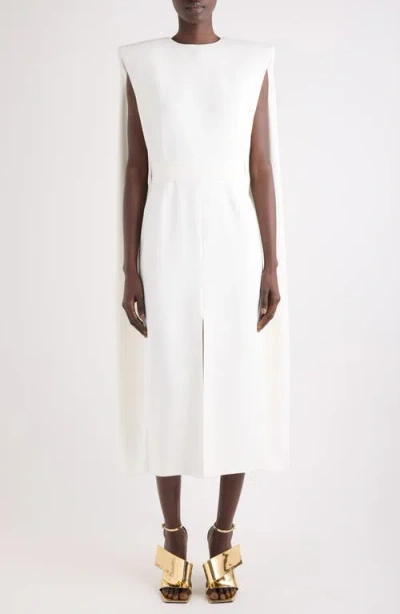 GIVENCHY GIVENCHY CREPE CADY CAPE DRESS