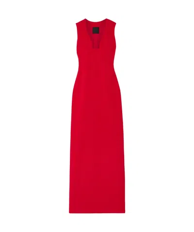 Givenchy Crepe Dress Dress In Red