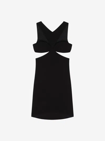 Givenchy Crepe Mini Dress In Black