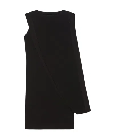 Givenchy Crepe Sleeveless Dress In Black