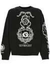 GIVENCHY GIVENCHY CREST BOXY FIT FLEECE SWEATSHIRT