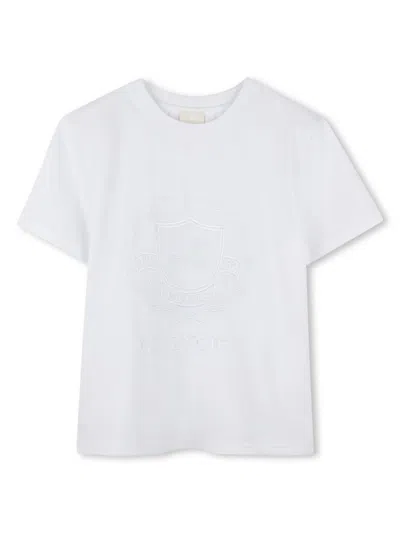 GIVENCHY CREST-EMBROIDERED T-SHIRT