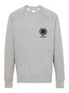 Givenchy Crest Slim Fit Sweatshirt In Grey