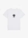 Givenchy Crest T-shirt In Cotton In White