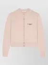 Givenchy Cropped Cardigan In Wool And Cashmere In Pink