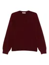 Givenchy Crew-neck Cashmere Sweater In Red