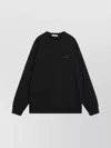 Givenchy Crew Neck Cotton Sweatshirt In Black