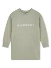 Givenchy Crew-neck Jersey Dress In Green