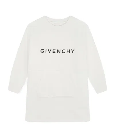 Givenchy Crew-neck Jersey Dress In White