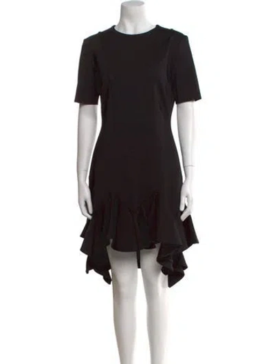 Pre-owned Givenchy Crew Neck Knee-length Dress In Black