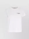 Givenchy Crew Neck Lightweight Top With Short Sleeves In White