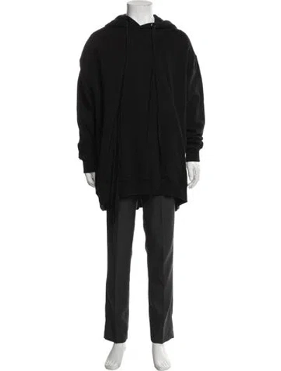 Pre-owned Givenchy Crew Neck Long Sleeve Hoodie In Black