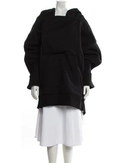 Pre-owned Givenchy Crew Neck Long Sleeve Hoodie In Black