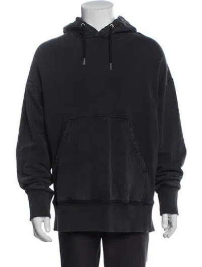 Pre-owned Givenchy Crew Neck Long Sleeve Hoodie In Blue