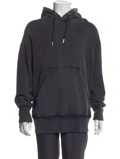 Pre-owned Givenchy Crew Neck Long Sleeve Hoodie In Gray