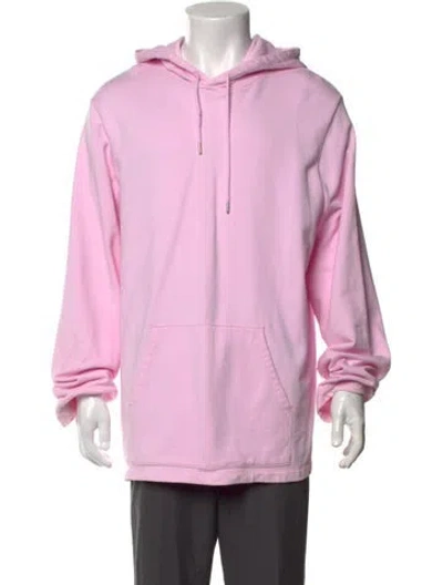 Pre-owned Givenchy Crew Neck Long Sleeve Hoodie In Pink
