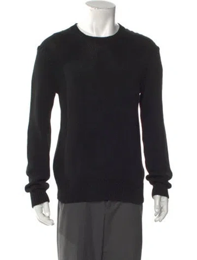 Pre-owned Givenchy Crew Neck Long Sleeve Pullover In Black